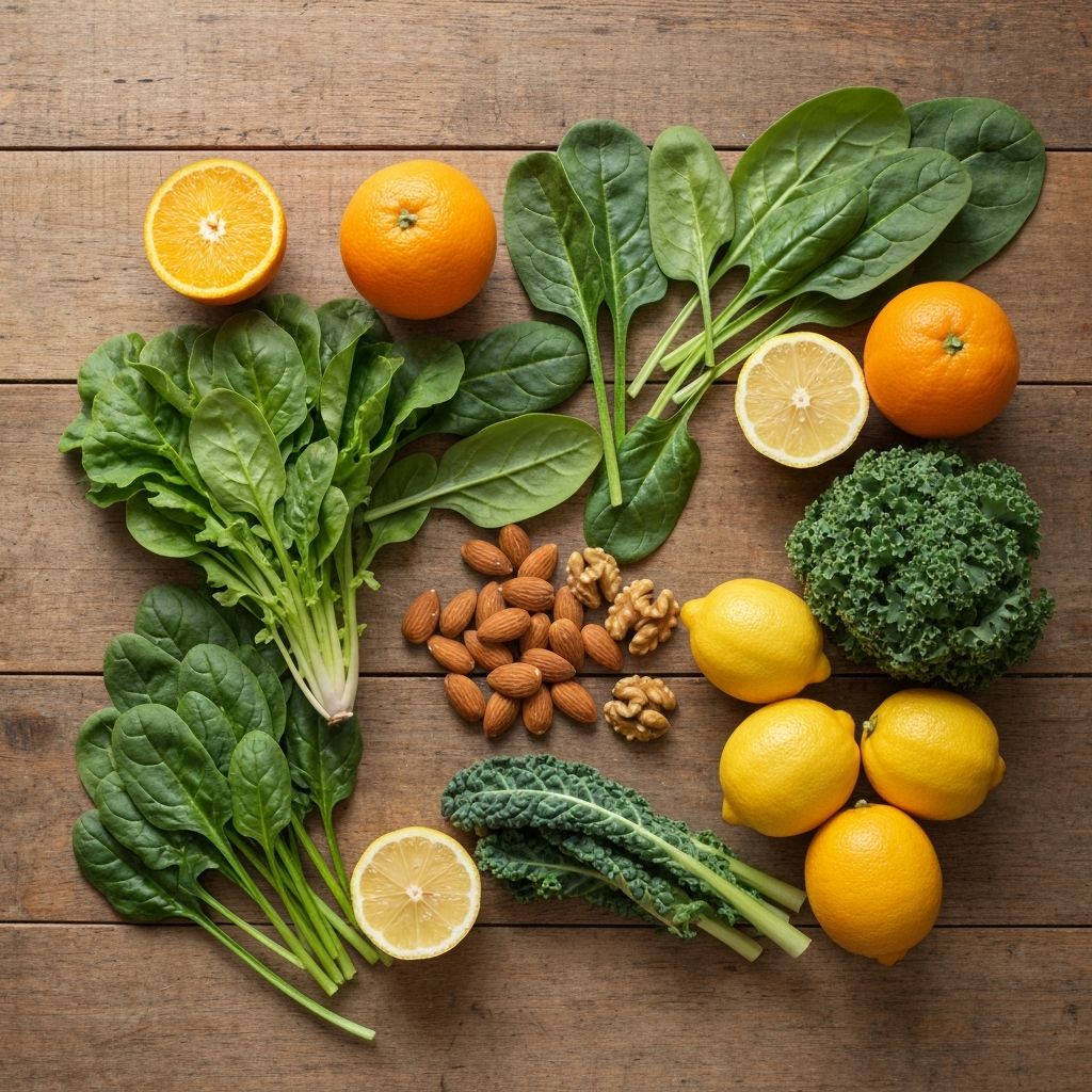 Fresh vegetables and fruits